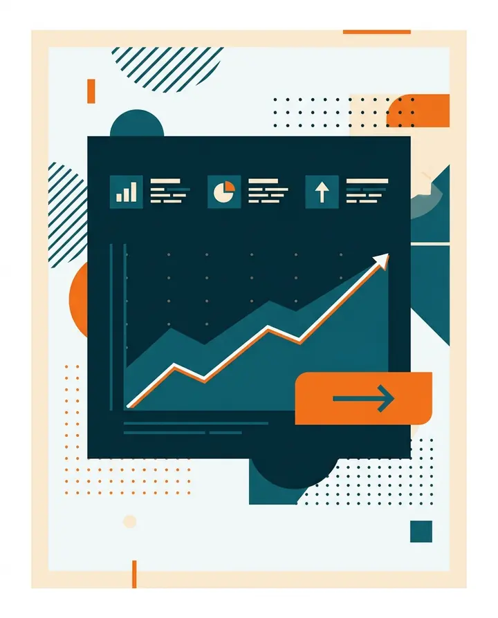 Beispielgrafik eines Anzeigen-Dashboards